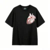 主图_1 Remera Algodón Estampado Corazón Abstracto Arte Urbano Premium
