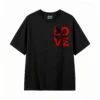 Remera Algodón Estampada Love Corazón Arte Urbano Premium
