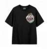 Remera Algodón Estampado Corazón Floral Arte Premium Envío