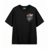 Remera Algodón Estampado Corazón Coral Diseño Arte Premium