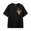 Remera Algodón Estampado Corazón Musical Arte Premium