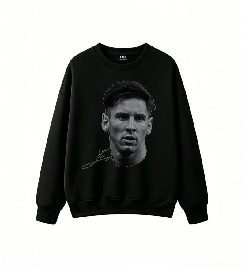 Lionel Messi Portrait Graphic Sweatshirt