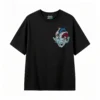 Remera Algodón Estampado Corazón Pez Surrealista Premium