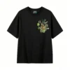 Remera Algodón Estampado Corazón Bosque Diseño Botánico