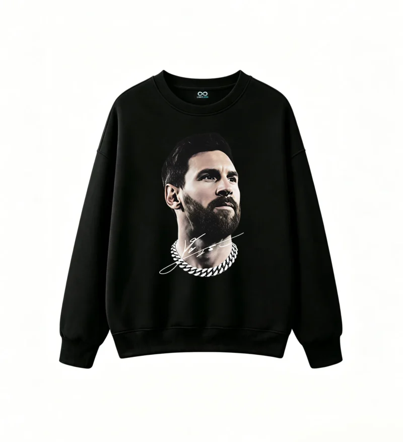 Lionel Messi Signature Portrait Sweatshirt
