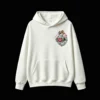 主图_2 Buzo con Capucha Algodón Estampado Corazón Floral Dorado Premium