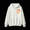 主图_2 Buzo con Capucha Algodón Estampado Corazón Manos Arte Urbano Casual