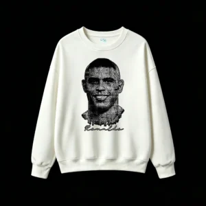 Cristiano Ronaldo Typographic Portrait Sweatshirt