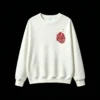 Buzo Cuello Redondo Algodón Estampado Corazón Anatómico Diseño Gótico
