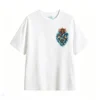 Remera Algodón Estampado Corazón Marino Corona Premium