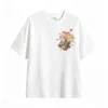 主图_2 Remera Algodón Estampado Flores Corazón Anatómico Oversize