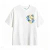 Remera Algodón Estampado Corazón Floral Diseño Artístico