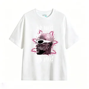 Remera Algodón Bad Bunny Estampado Urbano Oversize Premium