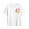 Remera Algodón Estampado Corazón Floral Arte Diseño Casual