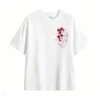 主图_2 Remera Algodón Estampado Corazón Flores Diseño Floral Premium