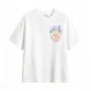 Remera Algodón Estampado Corazón Neón Flores Arte Urbano