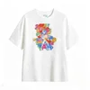 主图_2 Remera Algodón Estampado Esqueleto Flores Color Full Print
