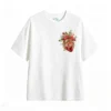 Remera Algodón Estampado Corazón Flores Vintage Trendy