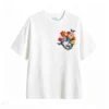 主图_2 Remera Algodón Estampado Corazón Flores Mariposas Casual