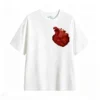 Remera Algodón Estampada Corazón Pixel Art Retro Premium