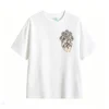 Remera Algodón Estampado Corazón Flores Diseño Artístico