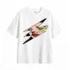 主图_2 Remera Algodón Estampado Pop Art Rayo Estilo Urbano Premium