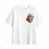 Remera Algodón Estampado Corazón Mariposas Arte Urbano Premium