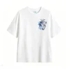 主图_2 Remera Algodón Estampado Corazón Mariposas Azul Oversize