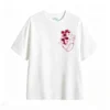 Remera Algodón Estampado Corazón Rosas Flores Diseño Arte