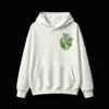 主图_2 Buzo con Capucha Algodón Estampado Corazón Viajes Casual Premium
