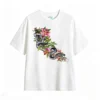主图_2 Remera Algodón Estampado Serpiente Flores Diseño Exclusivo