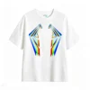主图_2 Remera Algodón Estampado Esqueleto Alas Neon Oversize Moda