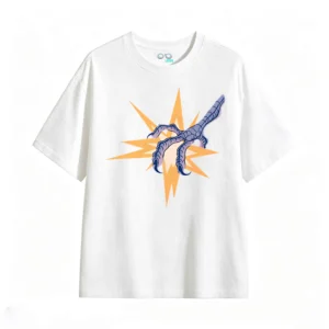 Remera Algodón Estampado Garra Dinossaurio Urbano Premium