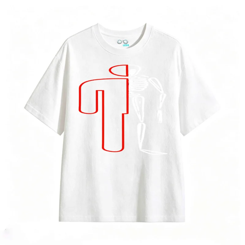 Remera Algodón Estampado Esqueleto Diseño Urbano Casual Premium