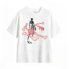 主图_2 Remera Algodón Estampado Esqueleto Huesos Gótico Oversize