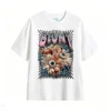 Remera Algodón Estampada Blunt Flores Ojos Estilo Urbano