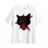 主图_2 Remera Algodón Estampado Gato Ocultista Grunge Oversize Moda