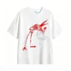 Remera Algodón Estampado Esqueleto Abstracto Urbano Premium