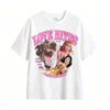 Remera Algodón Love Bites Estampado Horror Retro Oversize