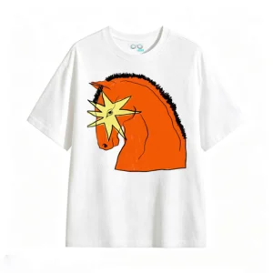Remera Algodón Estampado Caballo Diseño Urbano Premium