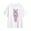 Remera Algodón Estampado Caballo Rosa Casual Premium