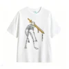 主图_2 Remera Algodón Estampado Esqueleto Espada Diseño Urbano