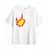 Remera Algodón Estampado Esqueleto Fuego Diseño Urbano Trend