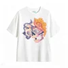 主图_2 Remera Algodón Estampado Calavera Flores Arte Urbano Premium