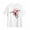 主图_2 Remera Algodón Estampado Círculo Abstracto Oversize Urbano