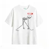 主图_2 Remera Algodón Estampado Esqueleto Oversize Streetwear Premium
