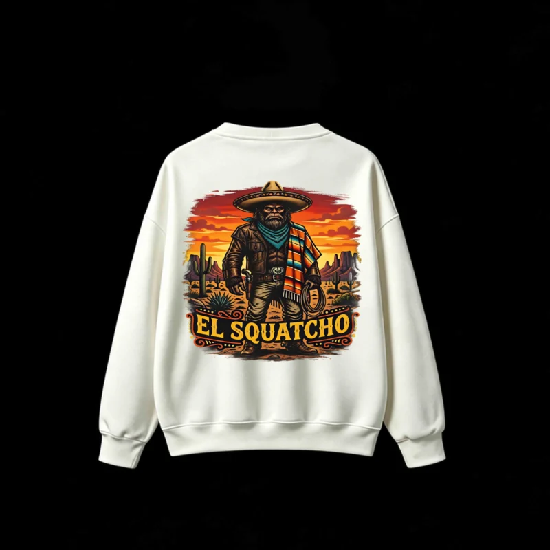 主图_2 El Squatcho Mexican Cowboy Bigfoot Sweatshirt