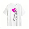 主图_2 Remera Algodón Estampado Corazón Kawaii Oversize Premium