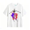 Remera Algodón Estampado Esqueleto Artístico Casual Premium