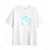 主图_2 Remera Algodón Estampado Esqueleto Neón Urbano Oversize